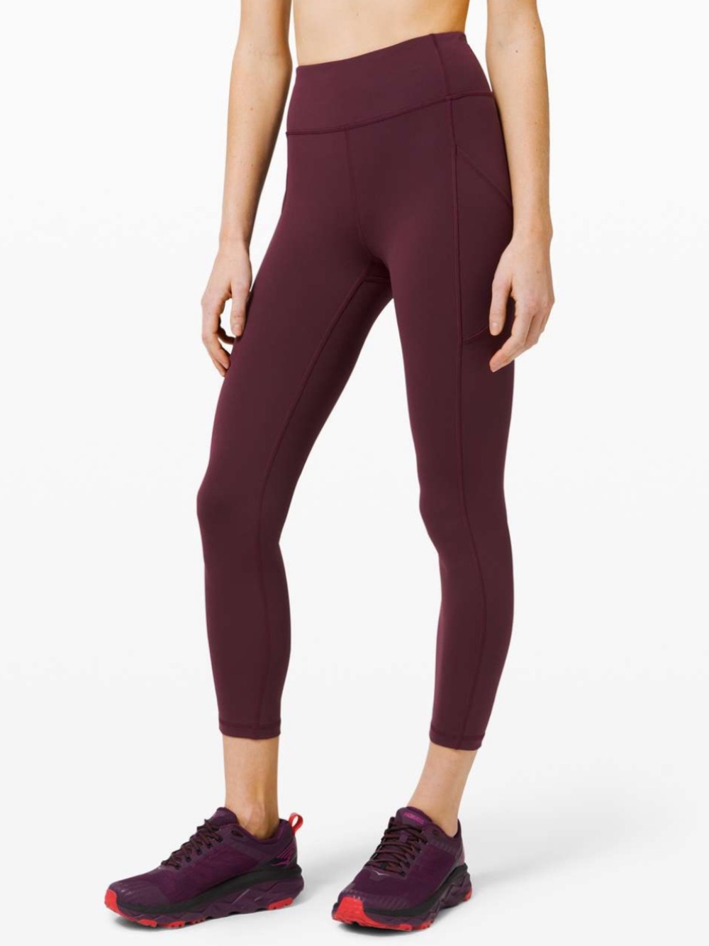 Lululemon Invigorate High Rise Tights 25” in Cassis! ❤️